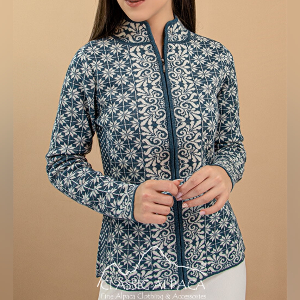 Classic Alpaca Zip Up